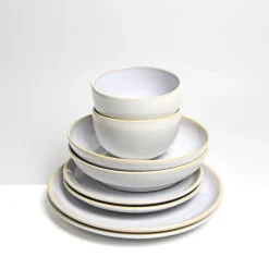 Service À Prix Doux|Céladon Paris Service pour 2 | Blanc nacré