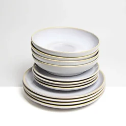 Service À Prix Doux|Céladon Paris Service pour 4 | Blanc nacré