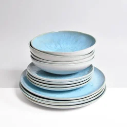 Service À Prix Doux|Céladon Paris Service pour 4 | Bleu água