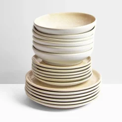 Service À Prix Doux|Céladon Paris Service pour 6 | Jaune sable