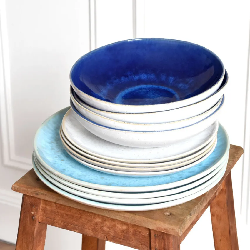 Service À Prix Doux|Céladon Paris Service pour 4 | Mix Azul