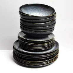 Service À Prix Doux|Céladon Paris Service pour 8 | Noir écume