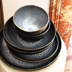 Service À Prix Doux|Céladon Paris Service pour 2 | Noir écume