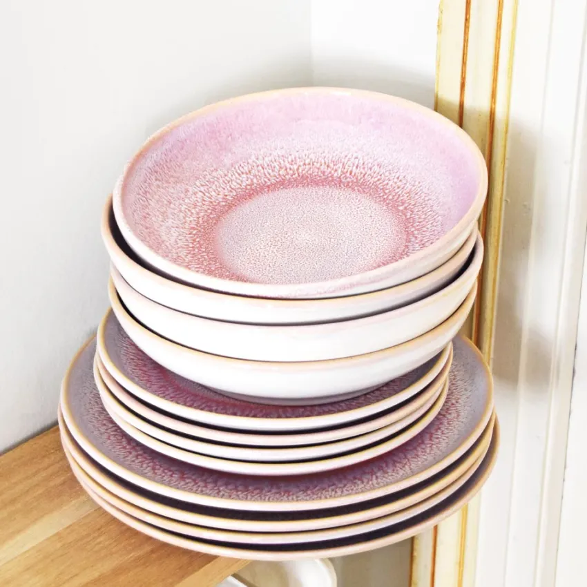 Service À Prix Doux|Céladon Paris Service pour 4 | Rose minéral