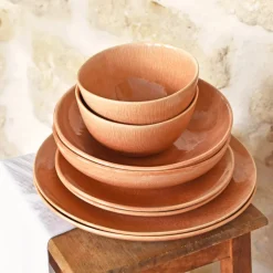 Service À Prix Doux|Céladon Paris Service pour 2 | Terracotta sienna