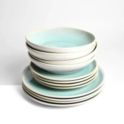 Service À Prix Doux|Céladon Paris Service pour 4 | Vert minéral