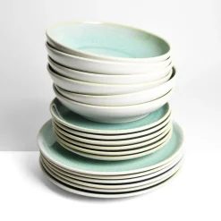 Service À Prix Doux|Céladon Paris Service pour 6 | Vert minéral