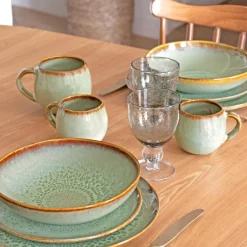 Service À Prix Doux|Céladon Paris Service pour 6 | Vert rivage