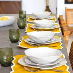 Service À Prix Doux|Céladon Paris Service pour 8 Onda | Beige sable