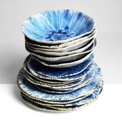 Service À Prix Doux|Céladon Paris Service pour 6 Onda | Bleu écume