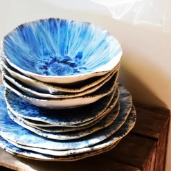 Service À Prix Doux|Céladon Paris Service pour 4 Onda | Bleu écume