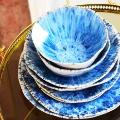 Service À Prix Doux|Céladon Paris Service pour 2 Onda | Bleu écume