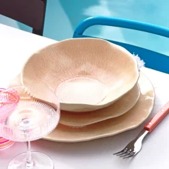 Service À Prix Doux|Céladon Paris Service pour 6 Onda | Corail doré