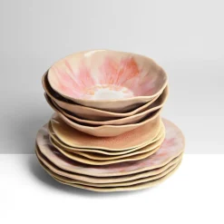 Service À Prix Doux|Céladon Paris Service pour 4 Onda | Mix Flamingo