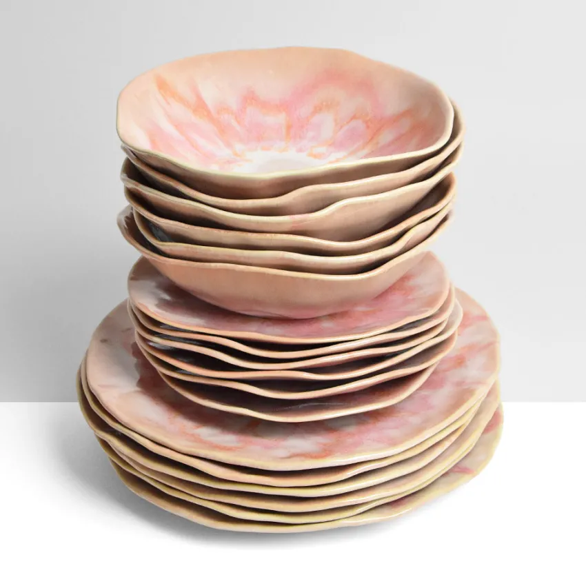 Service À Prix Doux|Céladon Paris Service pour 6 Onda | Rose anémone