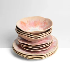 Service À Prix Doux|Céladon Paris Service pour 4 Onda | Rose anémone