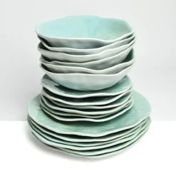 Service À Prix Doux|Céladon Paris Service pour 6 Onda | Vert d'eau