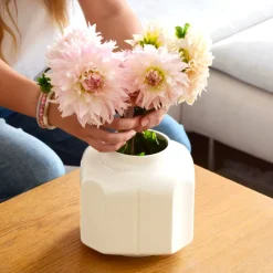 Lifestyle|Pichets Et Vases|Céladon Paris Vase Baixo | Blanc