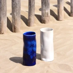 Pichets Et Vases|Céladon Paris Vase onda | Beige sable