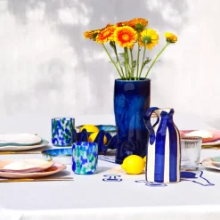 Pichets Et Vases|Céladon Paris Vase onda | Bleu odyssée